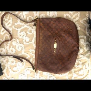 Gucci guccissima brown leather crossbody